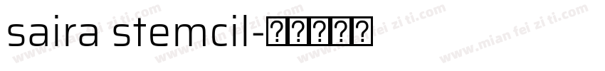 saira stemcil字体转换